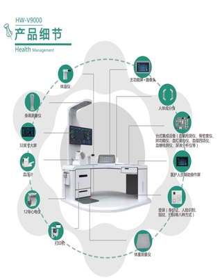 HW-V7000健康智能體檢一體機體檢設備